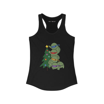 Turtles and Tree - Women's Ideal Racerback Tank