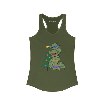 Turtles and Tree - Women's Ideal Racerback Tank