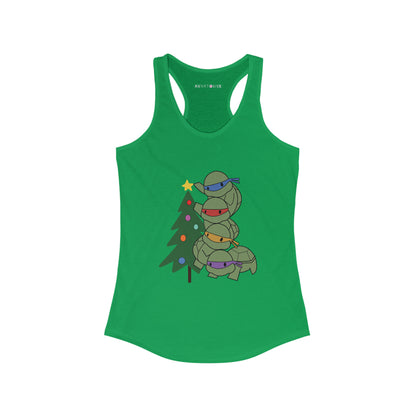 Turtles and Tree - Women's Ideal Racerback Tank