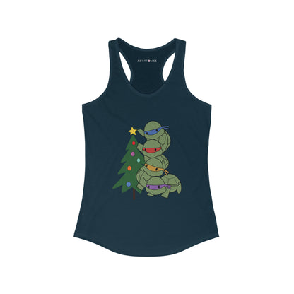 Turtles and Tree - Women's Ideal Racerback Tank