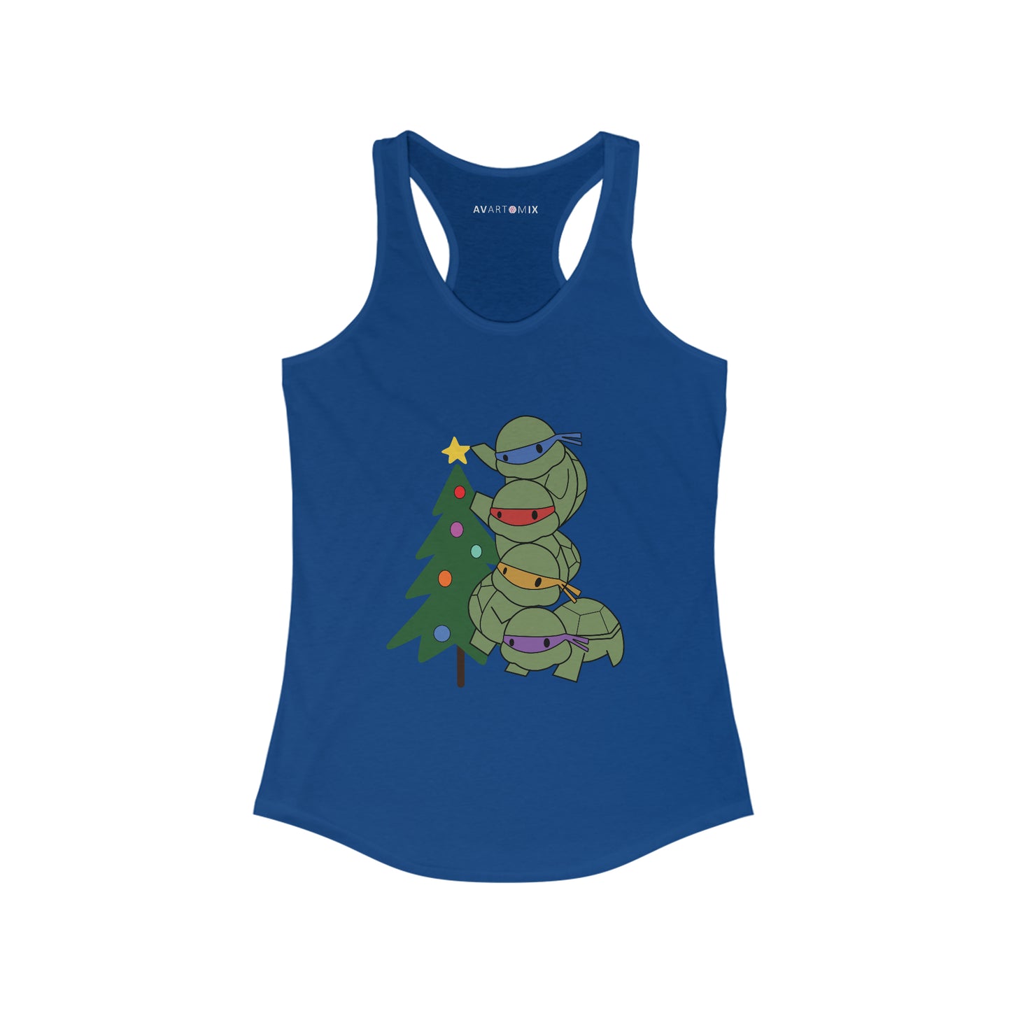 Turtles and Tree - Women's Ideal Racerback Tank