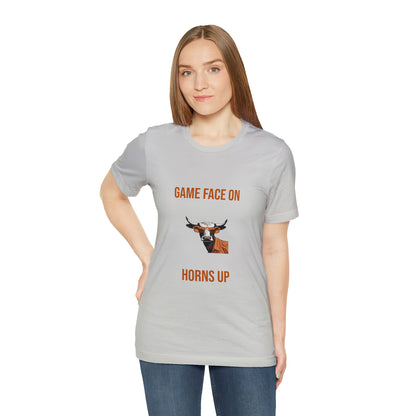 Texas - Game Face On - Unisex Jersey Short Sleeve Tee