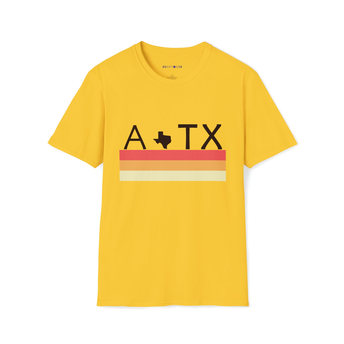 Austin - ATX Retro - Unisex Softstyle T-Shirt