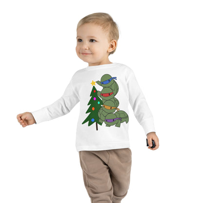 Turtles and Tree - Toddler Long Sleeve Tee