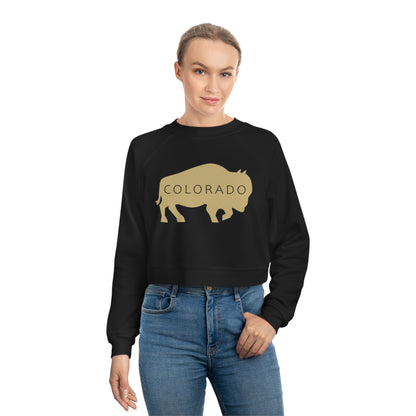 Colorado - Women's Cropped Fleece Pullover