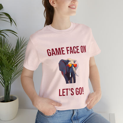 Alabama - Game Face On - Unisex Jersey Short Sleeve Tee