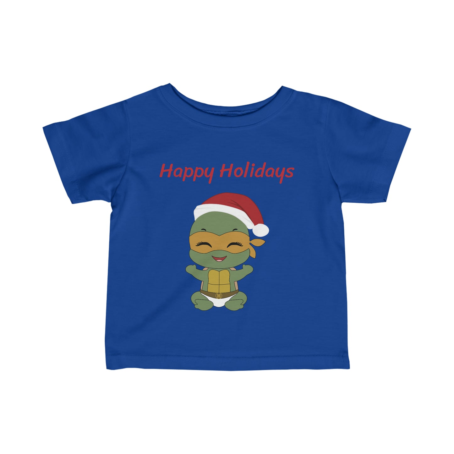 Happy Holidays - Michaelangelo - Infant Fine Jersey Tee