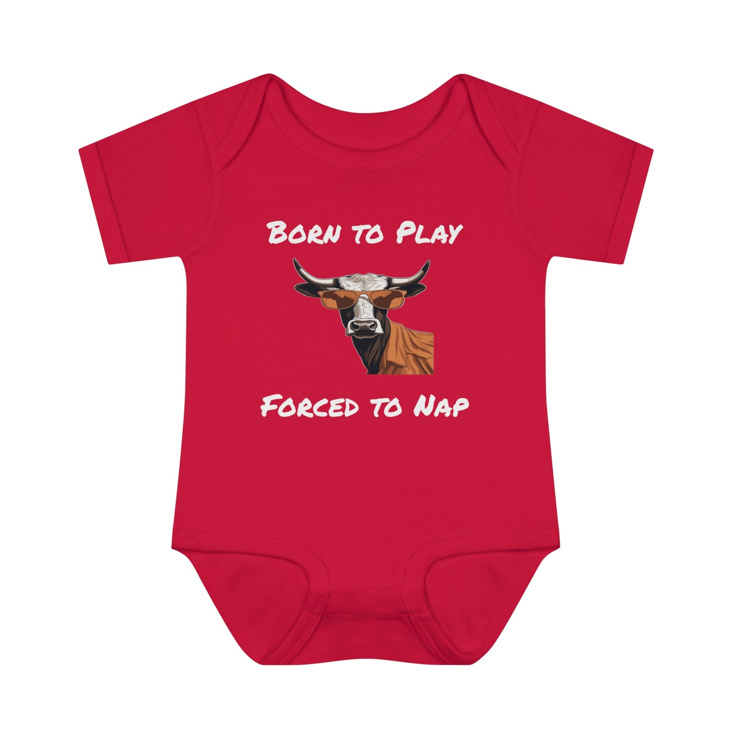 Texas - Born to Play - Infant Baby Rib Bodysuit