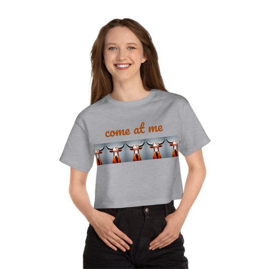 Texas - Come At Me - Women's Heritage Cropped T-Shirt