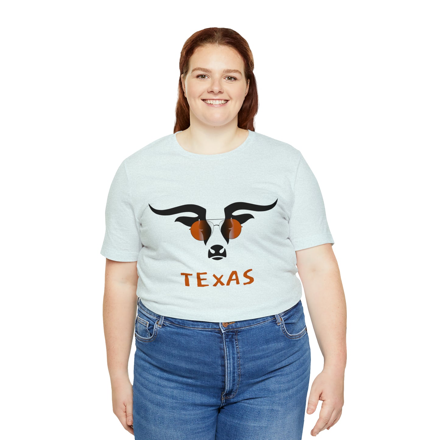 Texas - Longhorn Sunglasses - Unisex Jersey Short Sleeve Tee