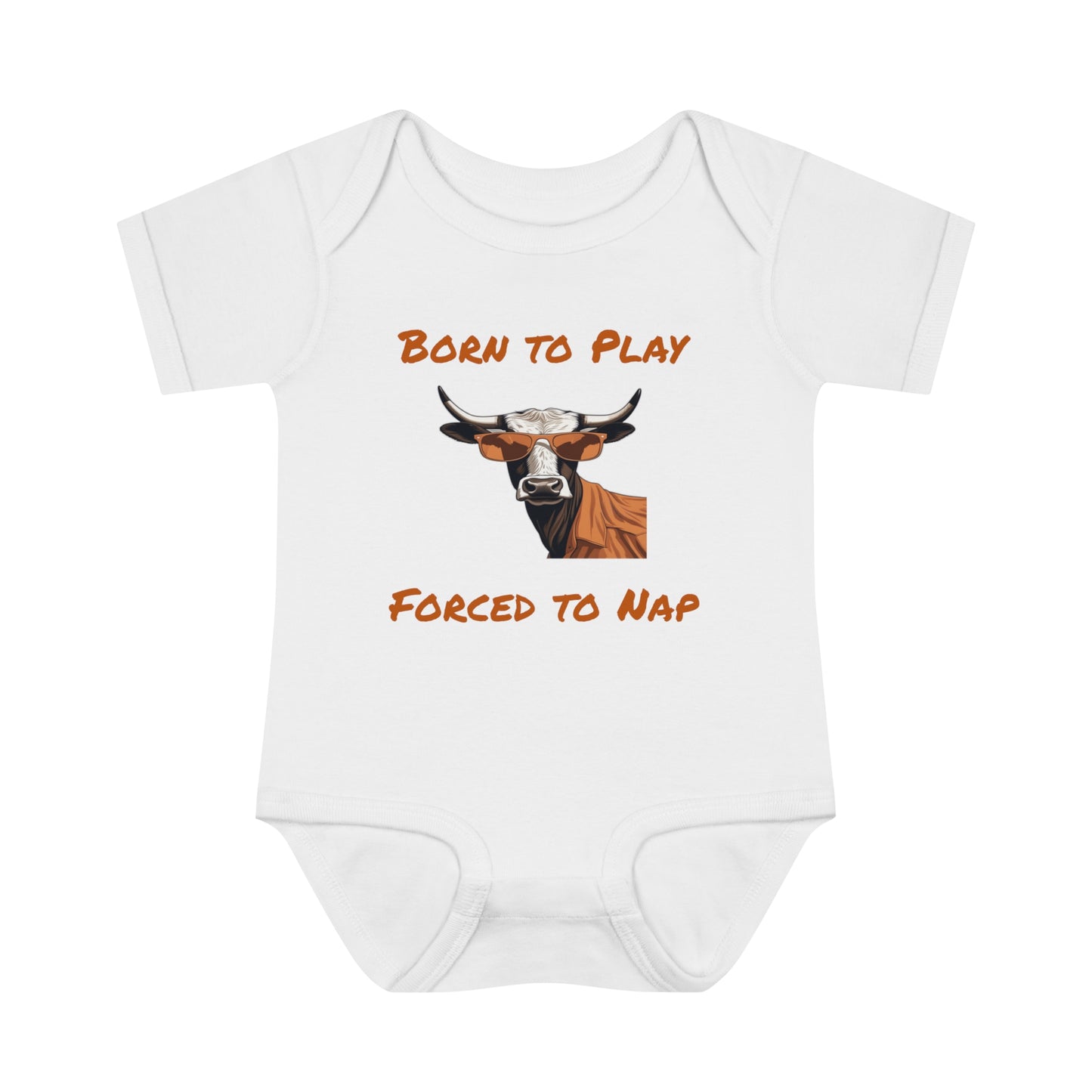 Texas - Born to Play - Infant Baby Rib Bodysuit