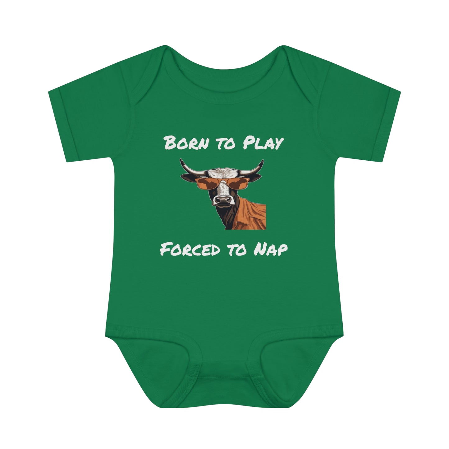 Texas - Born to Play - Infant Baby Rib Bodysuit