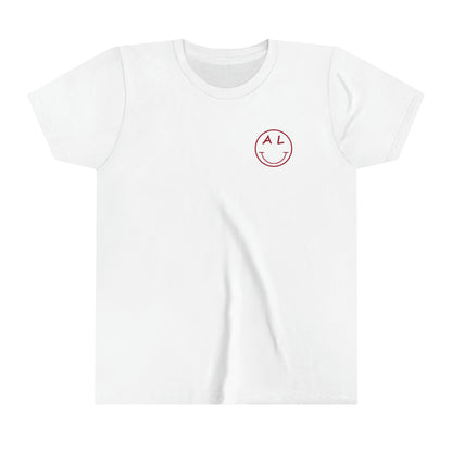 Alabama - Smiley Face - Youth Short Sleeve Tee