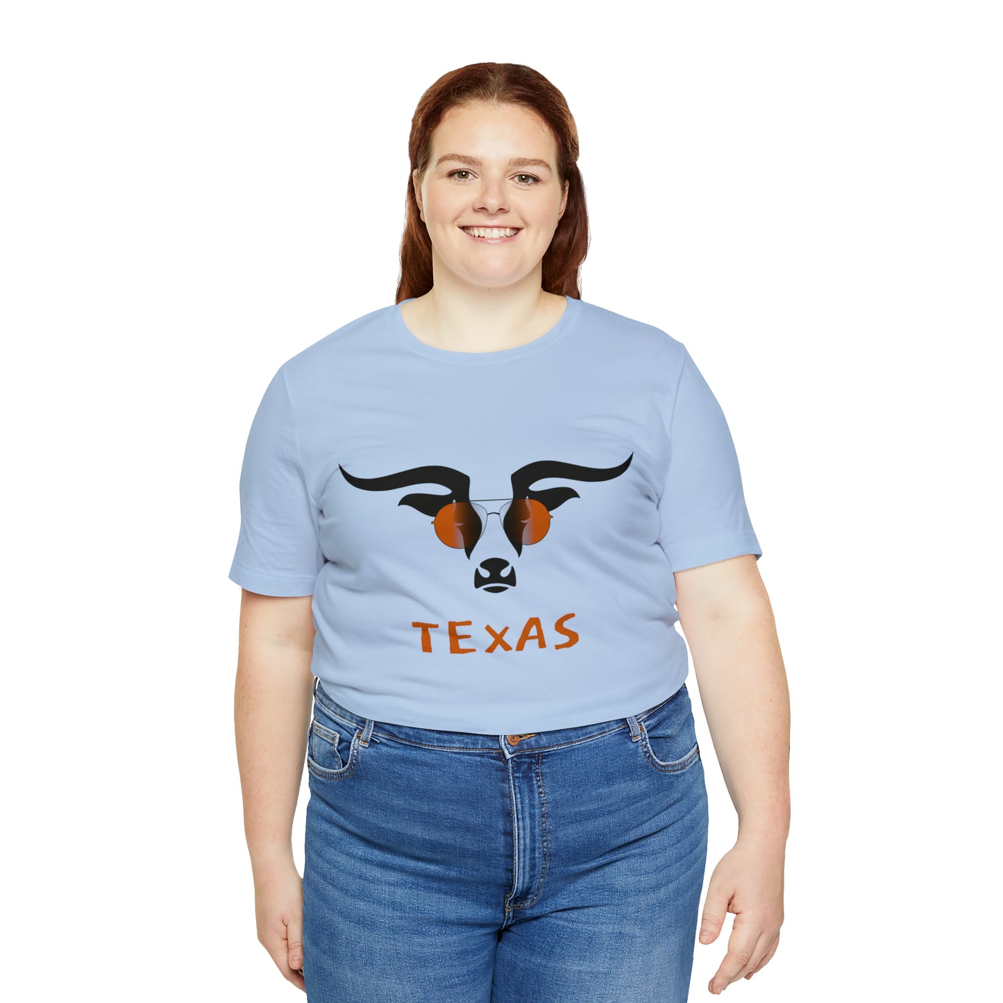 Texas - Longhorn Sunglasses - Unisex Jersey Short Sleeve Tee