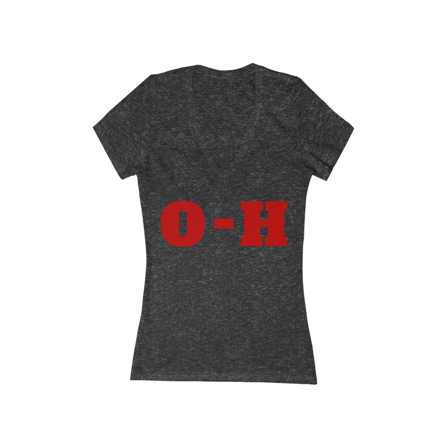 Ohio - Women's Jersey Short Sleeve Deep V-Neck Tee