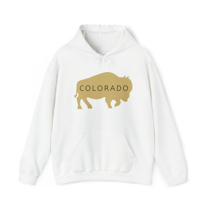 Colorado - Buffalo Silhouette - Unisex Heavy Blend™ Hooded Sweatshirt