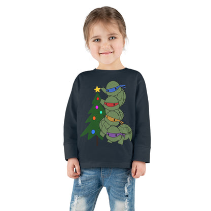 Turtles and Tree - Toddler Long Sleeve Tee