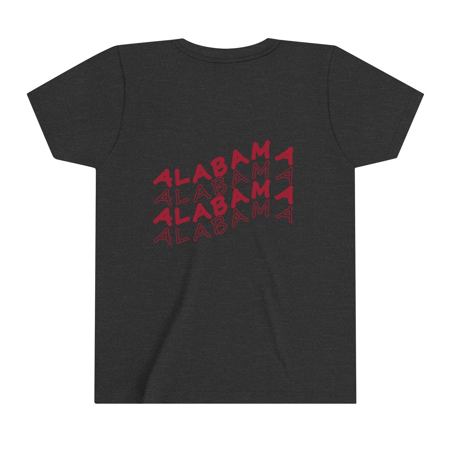 Alabama - Smiley Face - Youth Short Sleeve Tee