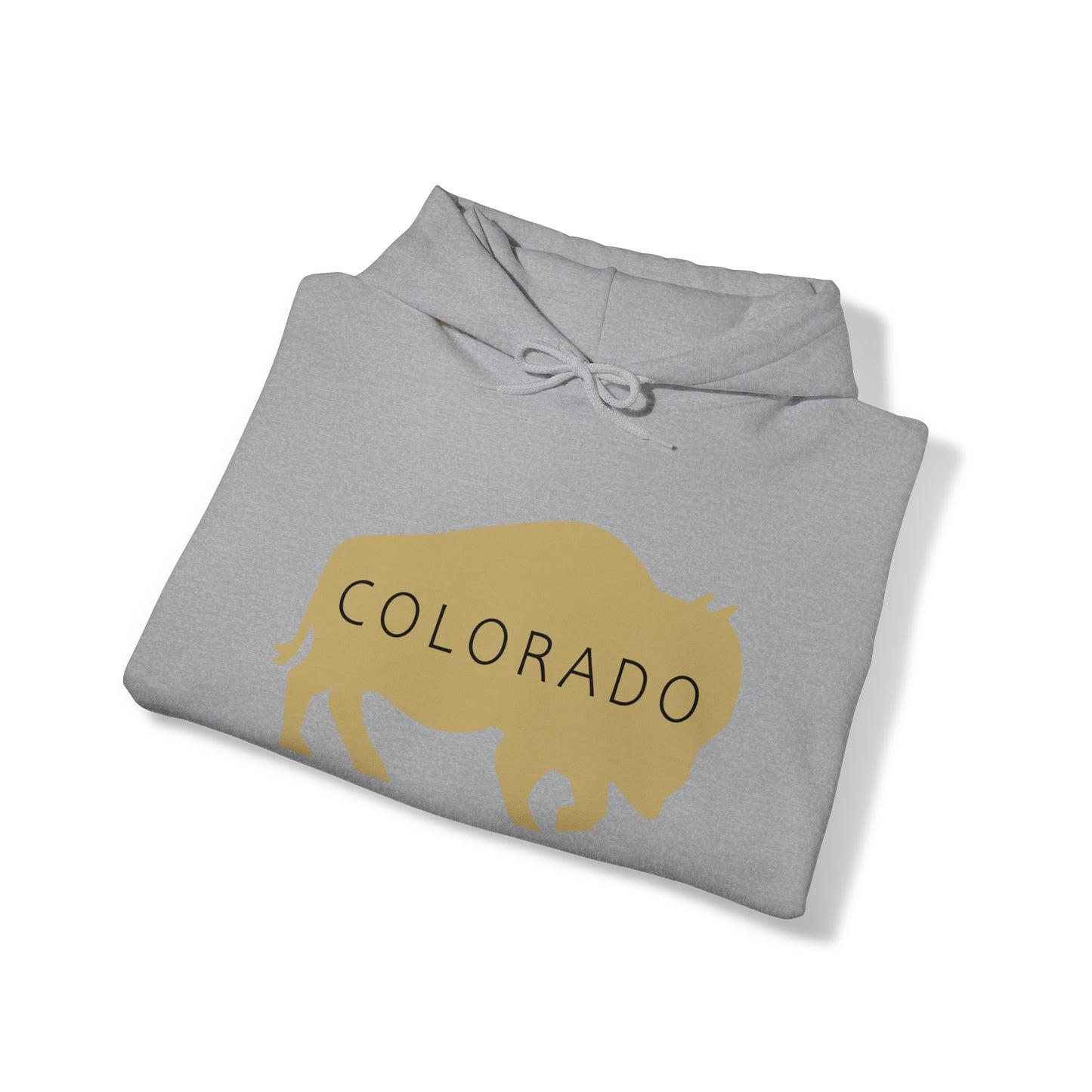 Colorado - Buffalo Silhouette - Unisex Heavy Blend™ Hooded Sweatshirt