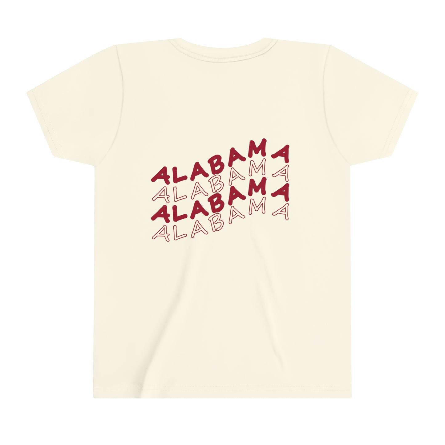 Alabama - Smiley Face - Youth Short Sleeve Tee