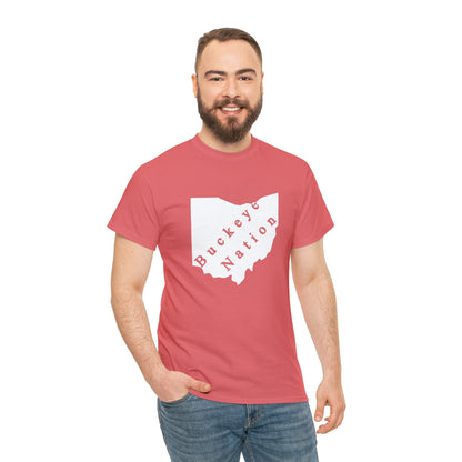 Ohio State - Buckeye Nation - Unisex Heavy Cotton Tee