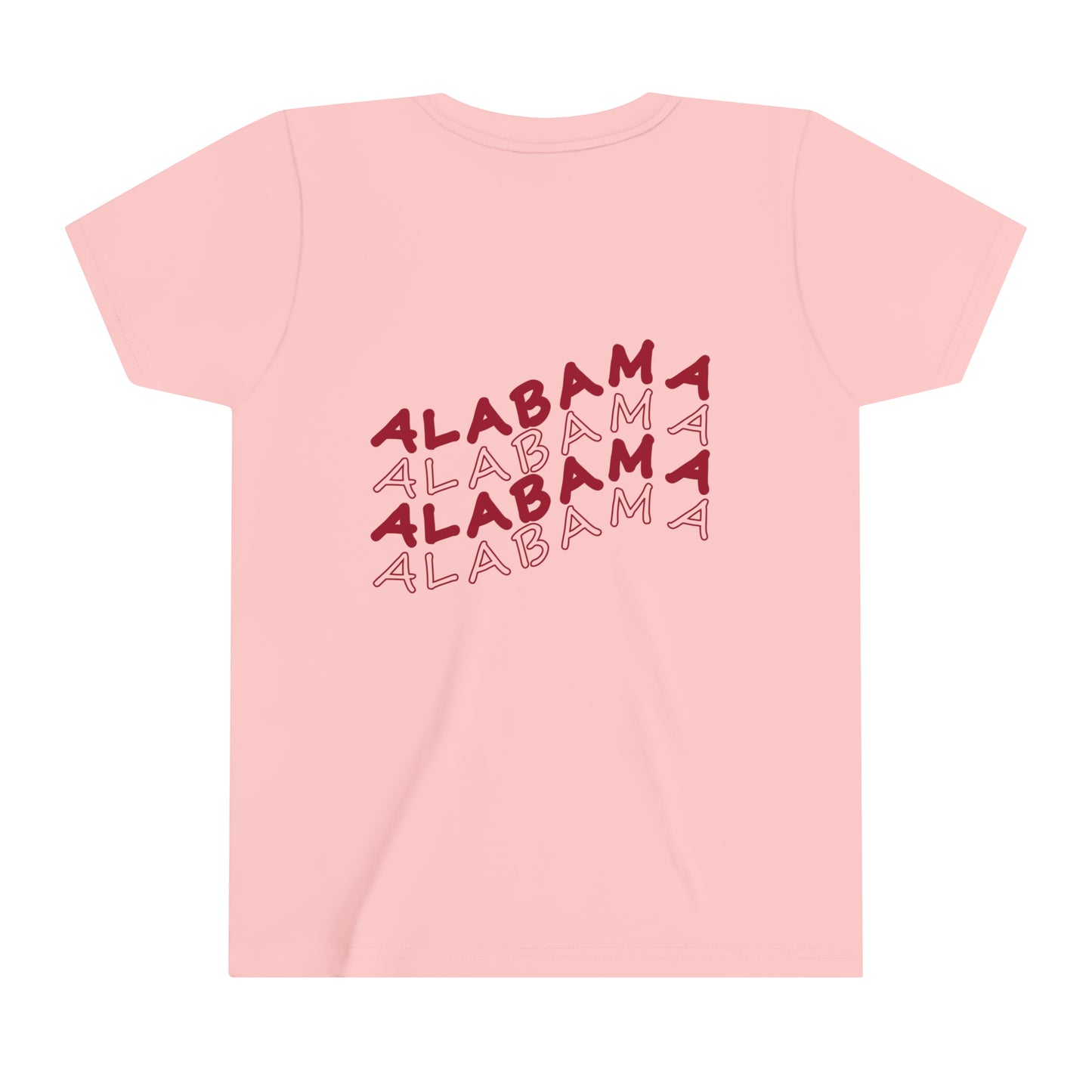 Alabama - Smiley Face - Youth Short Sleeve Tee