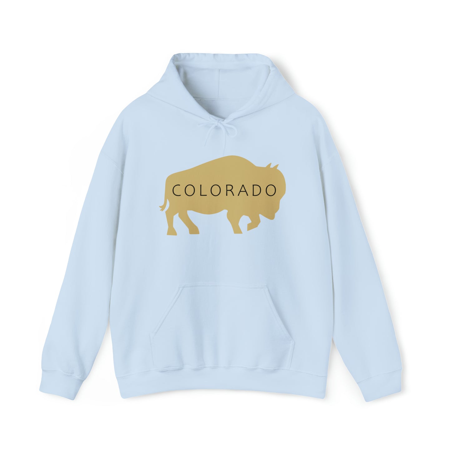 Colorado - Buffalo Silhouette - Unisex Heavy Blend™ Hooded Sweatshirt