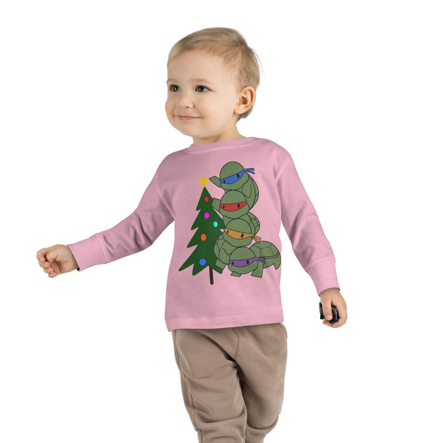 Turtles and Tree - Toddler Long Sleeve Tee