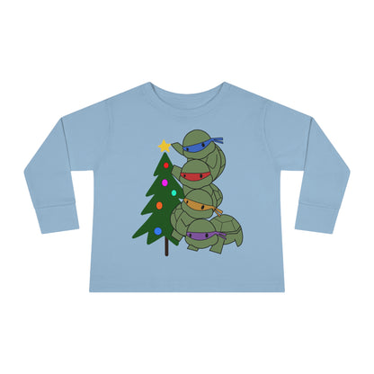 Turtles and Tree - Toddler Long Sleeve Tee